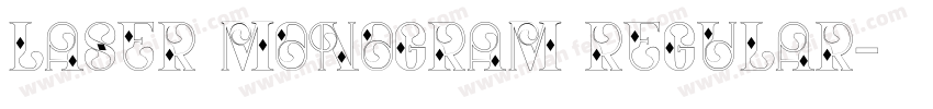 Laser Monogram Regular字体转换